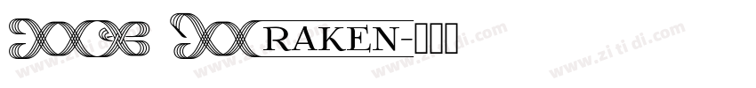 FR Kraken字体转换